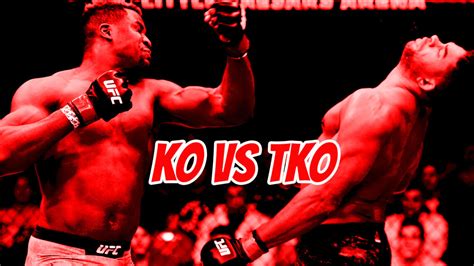 knockout vs tko|What is the difference between a knockout and a technical.